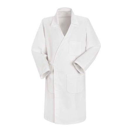 Red Kap® Unisex Butcher Wrap, White, Polyester/Combed Cotton, 2XL